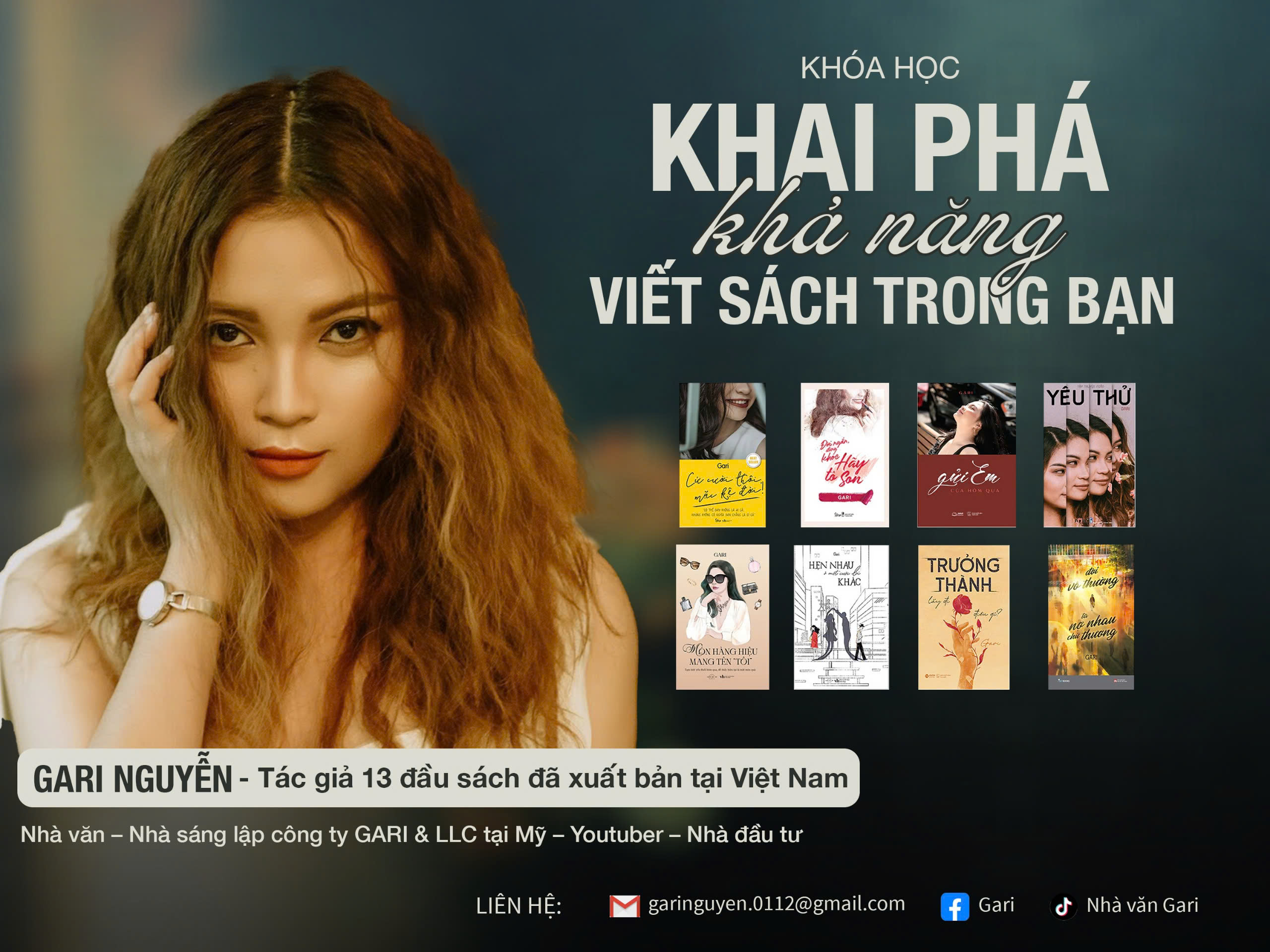 Khóa học: KHAI PHÁ KHẢ NĂNG VIẾT SÁCH TRONG BẠN